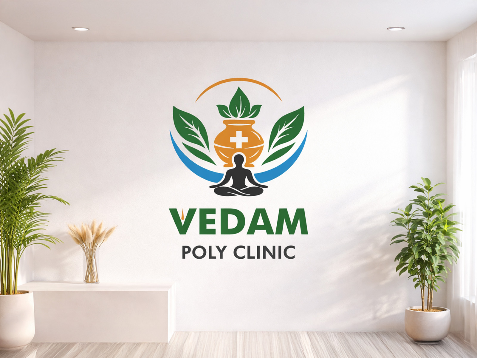 Vedam Poly Clinic – Logo Design